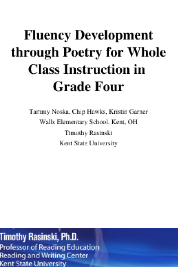 Fluency Development through Poetry